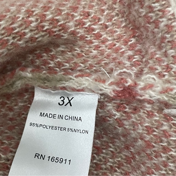 GRACE+ KARMA Moller Belted Fringe Cardigan Size 3X - Picture 7 of 12